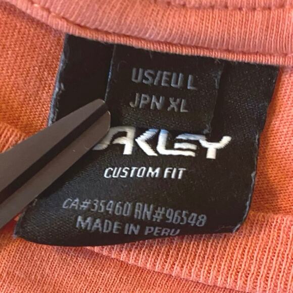 OAKLEY Mumbos Sunglasses Back Ad Heritage Retro Tee T Shirt Mens Size L Rare‎ - Picture 11 of 12